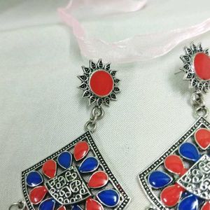 Traditional Jhumka Long Earrings