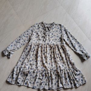 Korean Summer Floral Dress