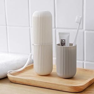 Travel Plastic Toothbrush Holder {Set-4}