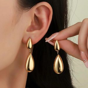 Teardrop anti tarnish earrings