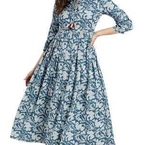 Blue Cotton Dress