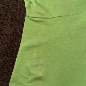 Green Cross Back Party Top