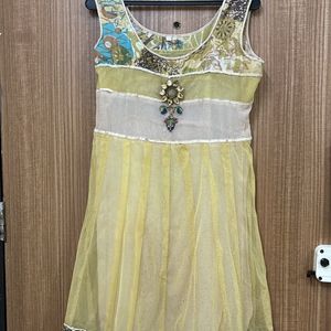 Shimmer Mesh Boho Frock Kurta