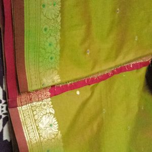 Merroon Pallu Saree