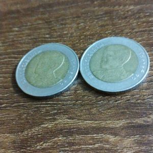 10 Bhat Thailand Coins For 2