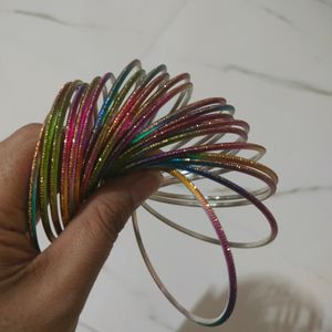 Multicolor Metal Bangles