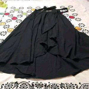 Front Slit Korean Skirt