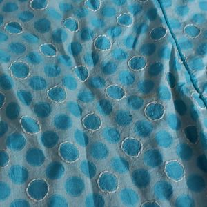 Blue Coloure Round Tunic