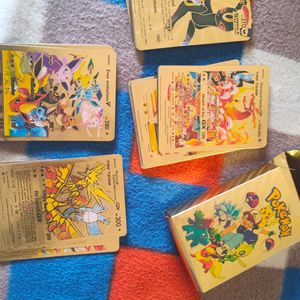 55 DECK GOLD FOIL POKEMON CARDS