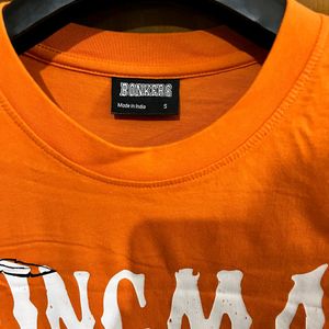 BONKERS CORNER WINGMAN ORANGE OVERSIZED TSHIRT