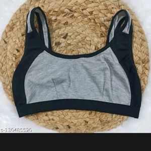 Grey Bra Pure Cotton