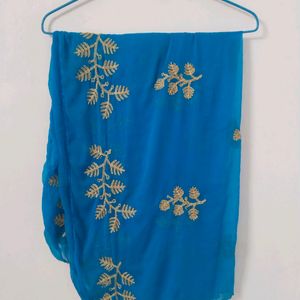 Dupatta Blue