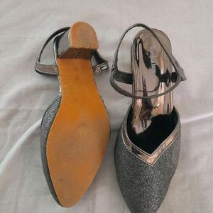 Silver Party Wear heels