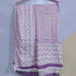 Cotton Kurta Set (Lavender)