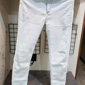 Sky Blue Narrow Fitted Jeans