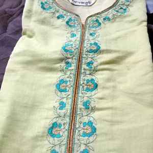 Branded  Lining Attached Kurti With Duppata