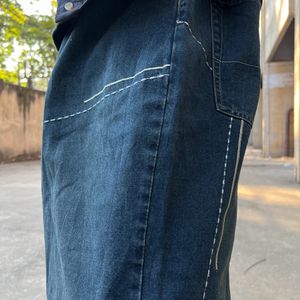 Super baggy Embroidered Denims