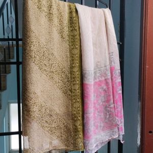 Set of 4 Georgette Dupatta(Multi Colour)