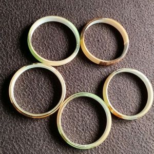 New Single Bangles Set Of 5 (Fibre Or Plastic)