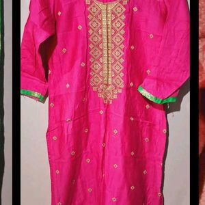 Pink Kurta Set