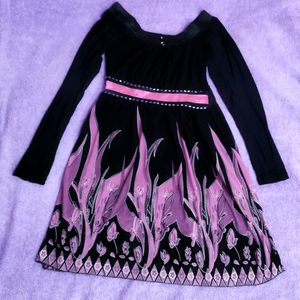 Black N Pink dress