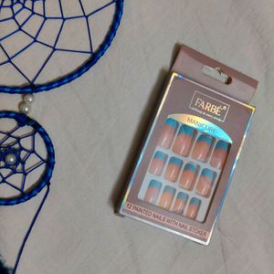 Fabre Stick On Nails Set Of 12 Pieces