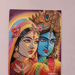 Radha Krishna Art Work Love ❤️