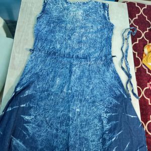 Denim One Piece Dress