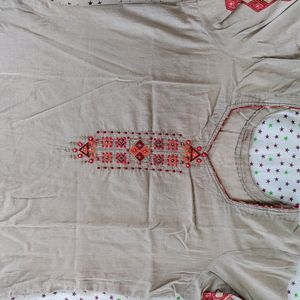 Tan Kurta XL