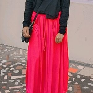 Long Flare Skirt