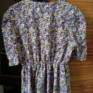 Floral Peplum Top