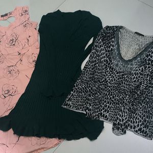 Combo Of 3 Women Dresses