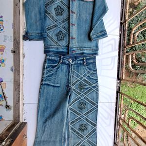 Denim Jacket SET (8-9 Years )