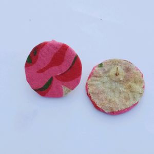 handmade fabric earrings