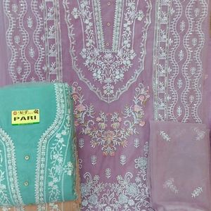 Fancy Rayon Cotton Pakistani Dress Material