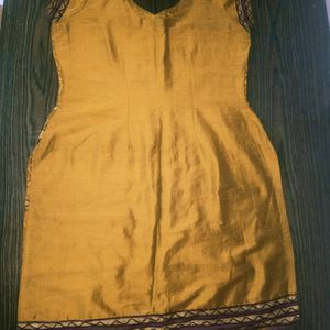 Golden Embroidery Kurti