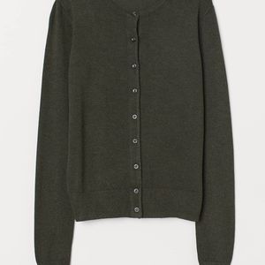 H&M Cardigan Olive Green