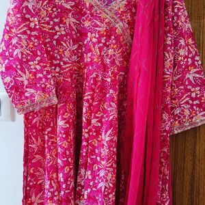 Rose Pink 🩷 Anarkali Suit