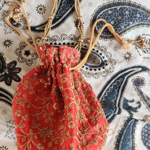 Potli Handbag For Lehenga