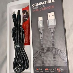 New Boat Type C Charging Cable