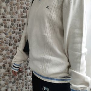 V Neck Korean Sweater