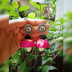 My Handmade Kori Jhumka ❤️.