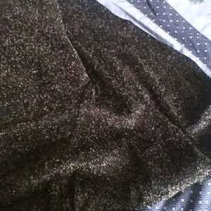 BODYCON GLITTER DRESS WITH BAT SLEEVES