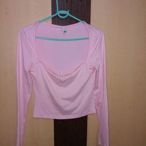 Pink Square Top