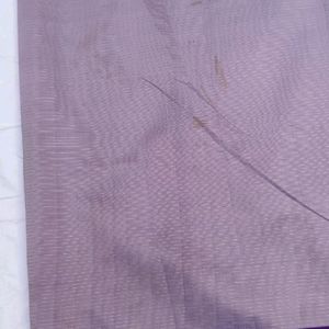 Lavender With Violet Silk Saree