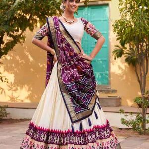 Lehnga Choli For Durga Puja