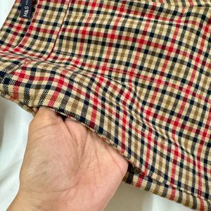 M&S Plaid Trouser