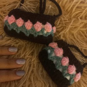 Tulip Earbuds Cover Crochet