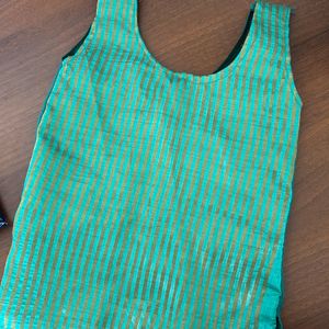 Hand Stitched Short Kurta For Baby Girl