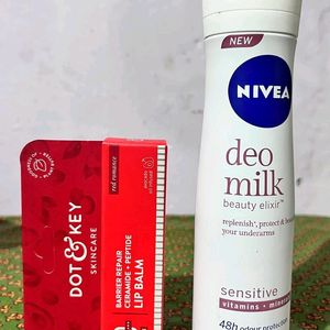 Nivea Deo And Dot N Key Lip Balm